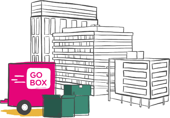 Illustration of business storage